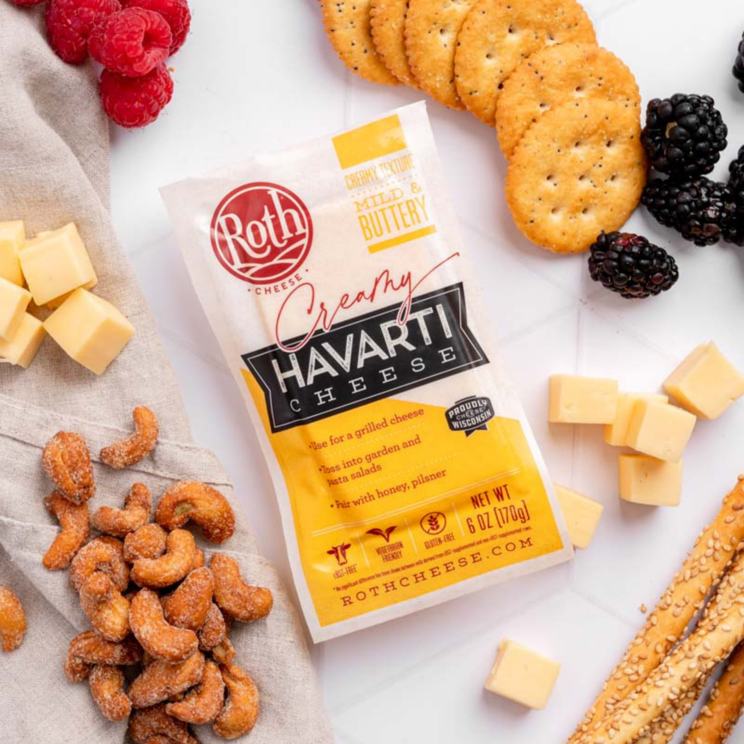 slide 4 of 5, Roth Cheese Original, 6 oz