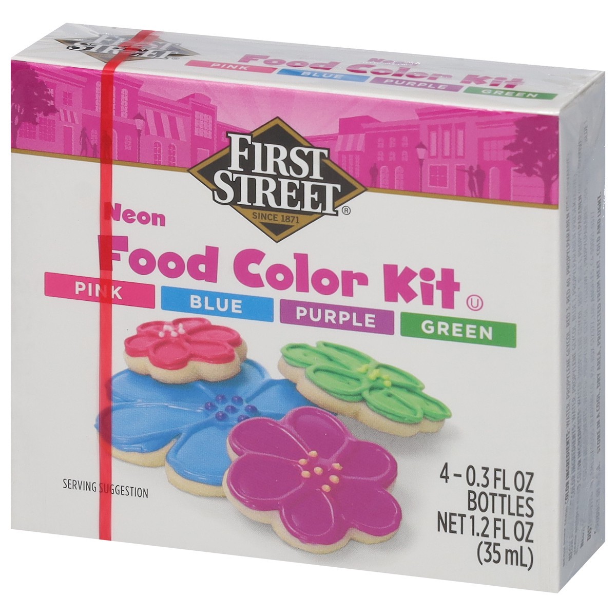 slide 3 of 4, First Street Neon Food Color Kit Case, 1.2 oz