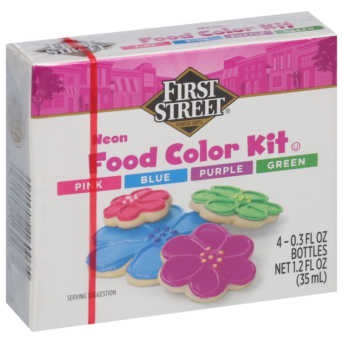 slide 2 of 4, First Street Neon Food Color Kit Case, 1.2 oz