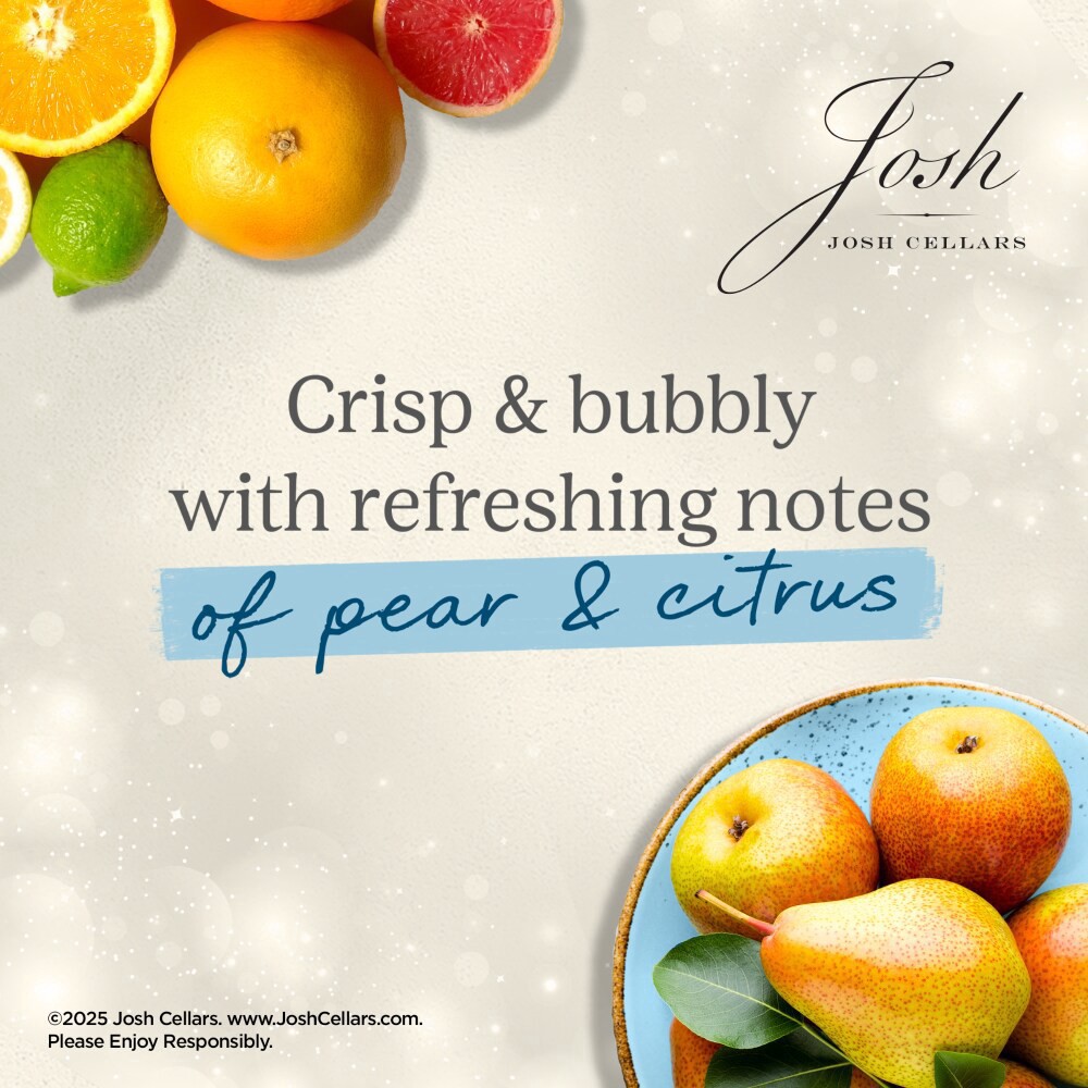 slide 6 of 6, Josh Cellars Premium Sparkling Non-Alcoholic Beverage 25.4 oz, 25.4 oz