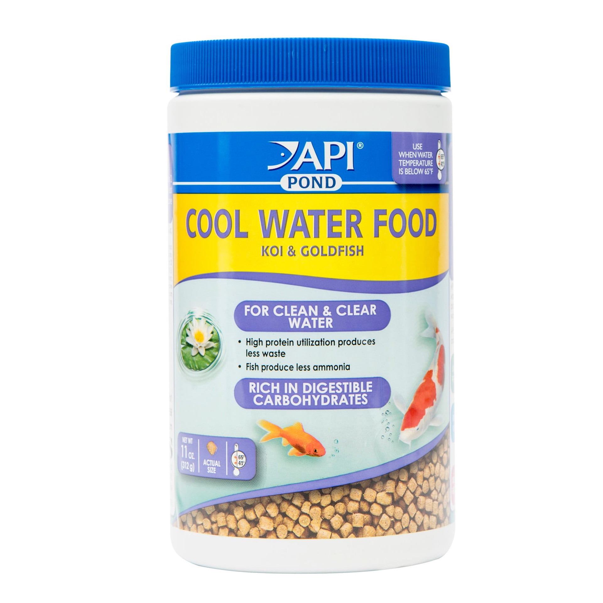 slide 1 of 1, API Cold Water Pond Wet Fish Food, 11 oz