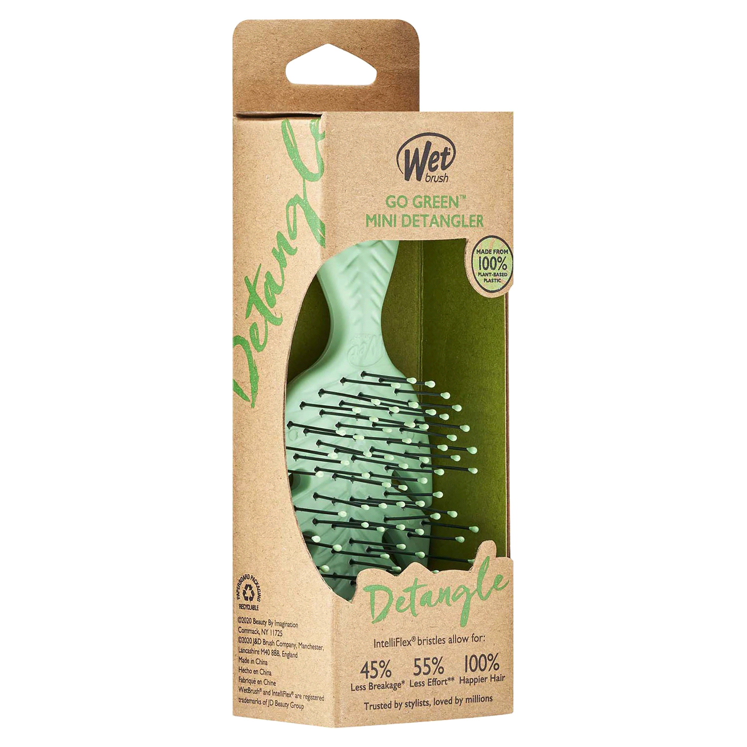 slide 2 of 4, Wet Brush Go Green Mini Detangler 1 Each, 1 ct