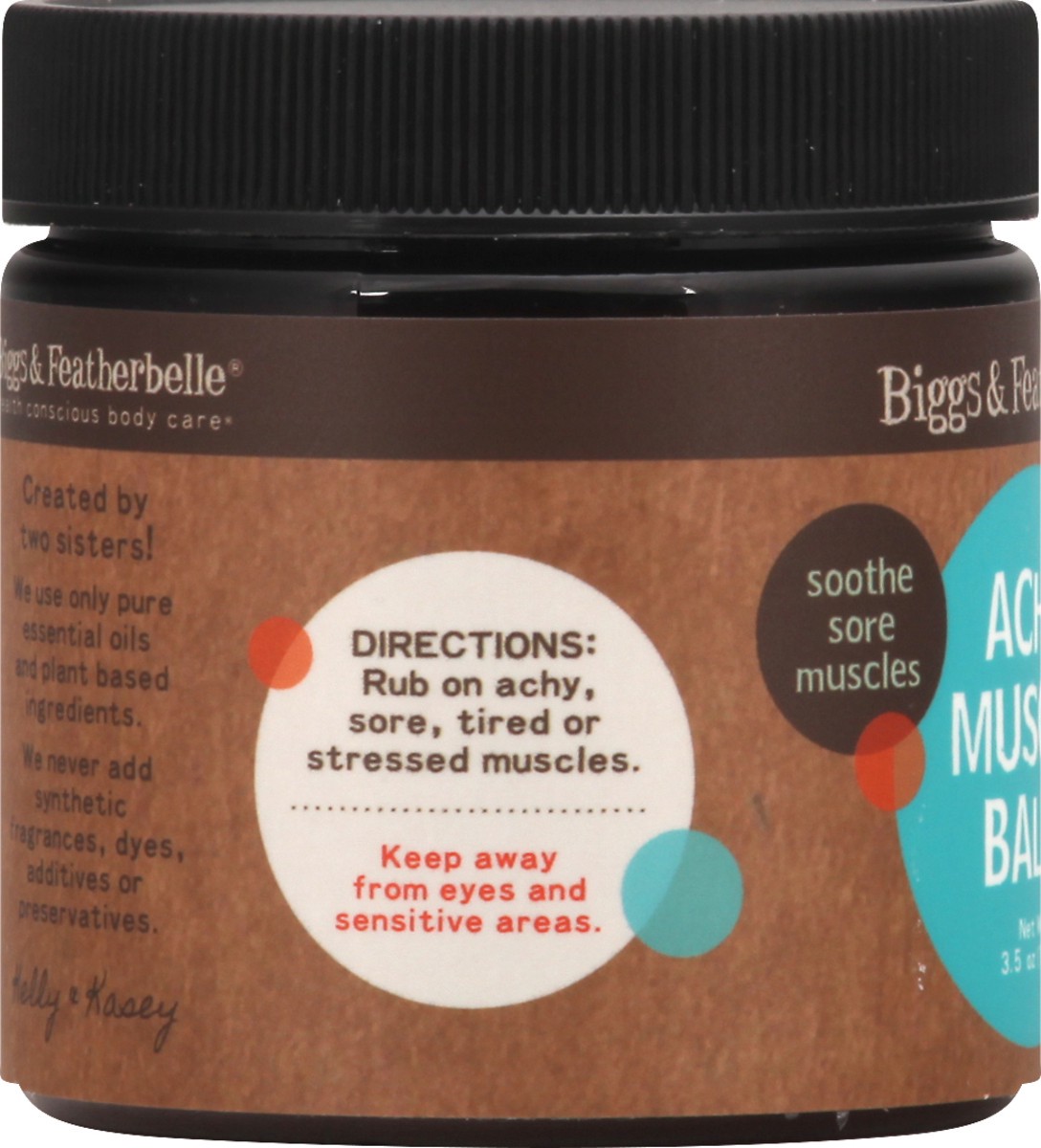 slide 6 of 9, Biggs & Featherbelle Menthol Camphor & Clary Sage Achy Muscle Balm 3.5 oz, 3.5 oz