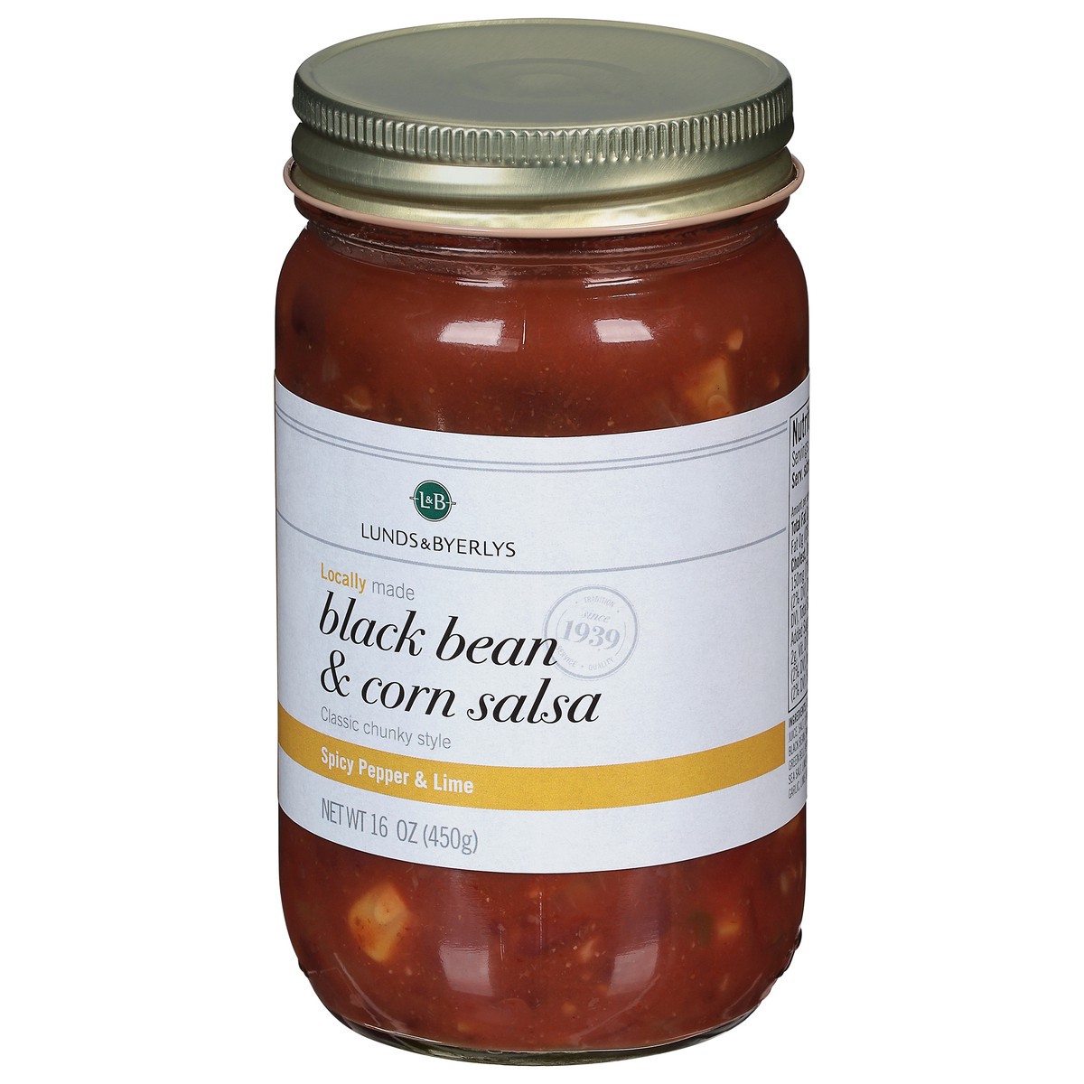 slide 7 of 13, L&B Black Bean & Corn Salsa Salsa - 16 oz, 16 oz