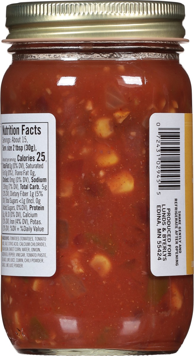 slide 5 of 13, L&B Black Bean & Corn Salsa Salsa - 16 oz, 16 oz