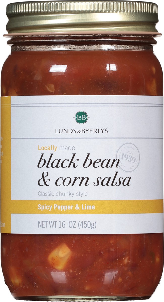 slide 13 of 13, L&B Black Bean & Corn Salsa Salsa - 16 oz, 16 oz