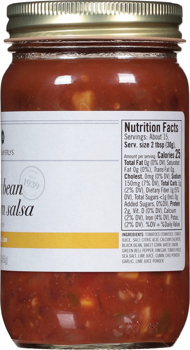 slide 12 of 13, L&B Black Bean & Corn Salsa Salsa - 16 oz, 16 oz