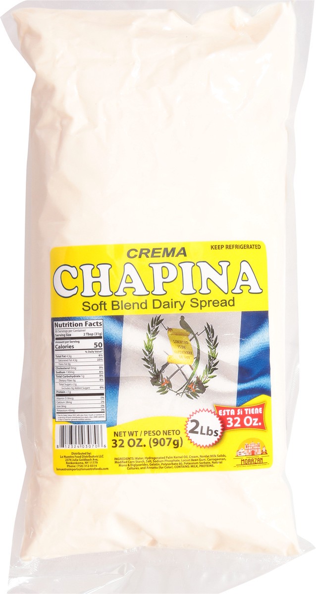 slide 8 of 9, Lo Nuestro Foods Crema Chapina Soft Blend Dairy Spread 32 oz, 32 oz