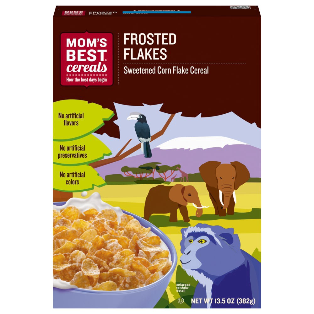 slide 1 of 6, Mom's Best Frosted Flakes Cereal - 13.5 oz, 13.5 oz