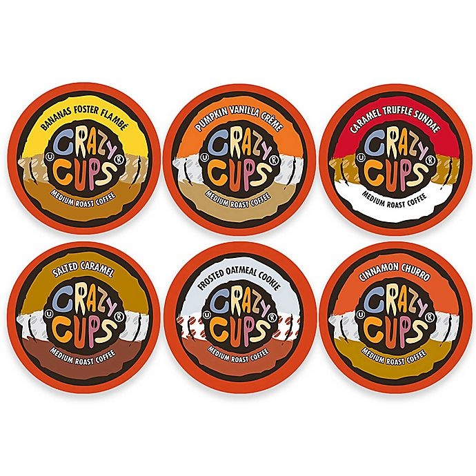 slide 2 of 3, Crazy Cups Coffee Lovers Variety Pack Coffee Pods for Single Serve Coffee Makers, 24 ct