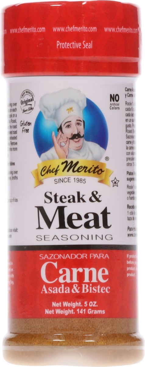 slide 6 of 13, Chef Merito Steak & Meat Seasoning 5 oz, 5 oz