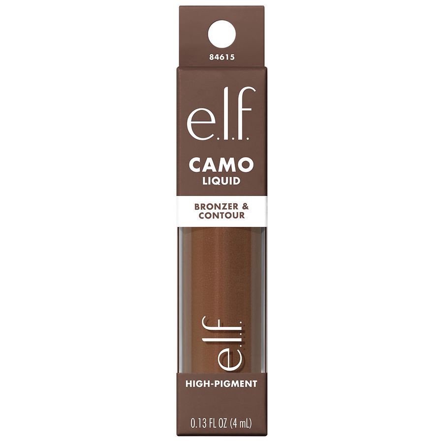 slide 1 of 5, e.l.f. Camo Liquid Bronzer & Contour, 0.13 fl oz