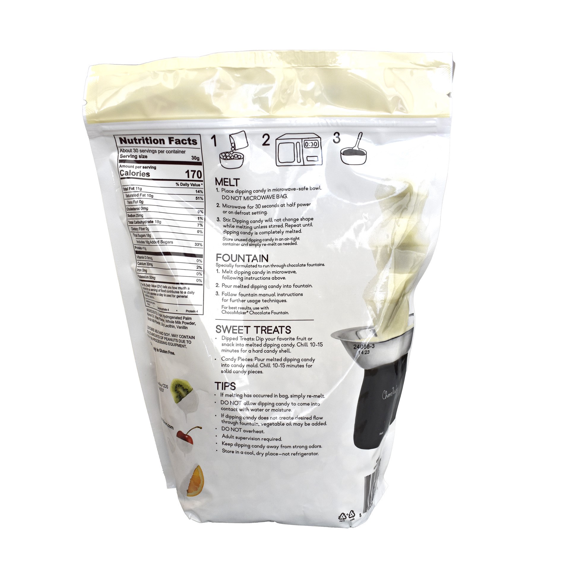 slide 2 of 6, Vanilla Flavored Fondue Dipping, 1 ct