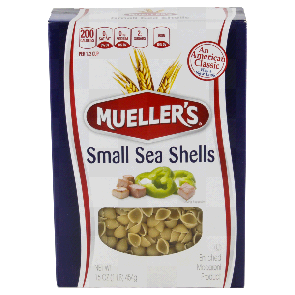 slide 1 of 5, Mueller's Small Sea Shell Macaroni, 16 oz