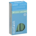 slide 1 of 1, Sustain Condom Ultra Thin Latex, 10 ct