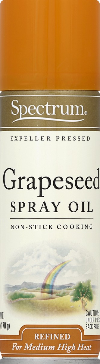 slide 5 of 6, Spectrum Grapeseed Oil Spray, 5 oz