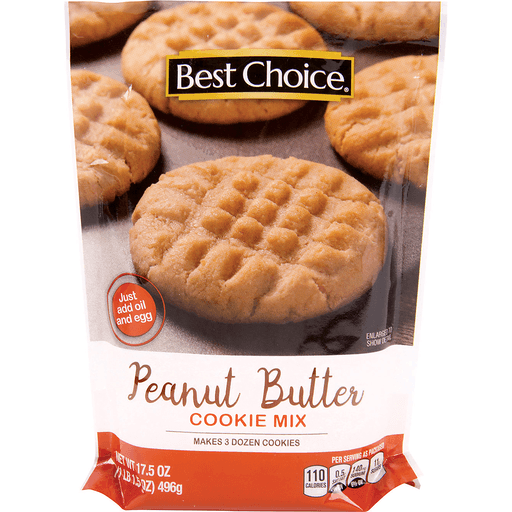 slide 1 of 1, Best Choice Peanut Butter Cookie Mix, 17.5 oz