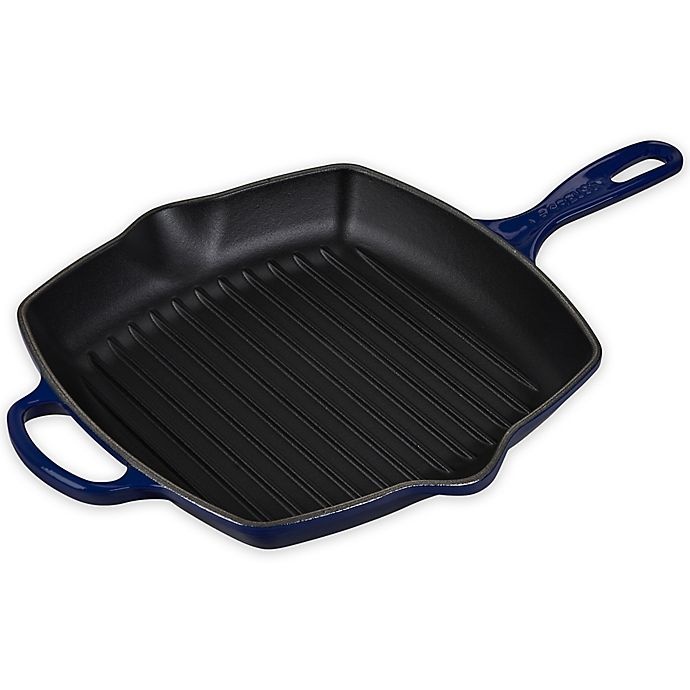 slide 1 of 1, Le Creuset Signature Square Skillet Grill, 10.25 in