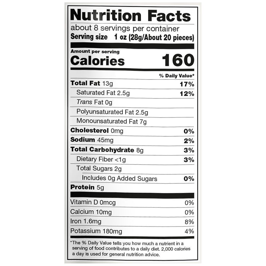 slide 3 of 5, Nice! Lightly Salted Whole cashews Lightly Sea Salted, Lightly Sea Salted, 8.5 oz