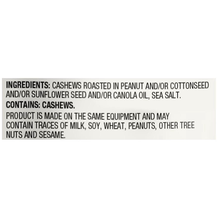 slide 4 of 5, Nice! Lightly Salted Whole cashews Lightly Sea Salted, Lightly Sea Salted, 8.5 oz