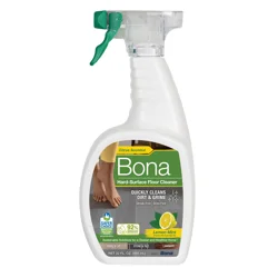 Bona Cleaning Products Multi-Surface Cleaner Spray + Mop All Purpose Floor Cleaner Lemon Mint