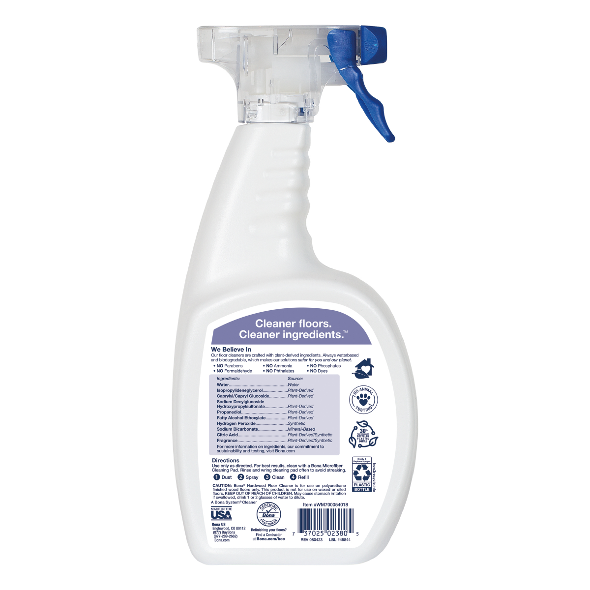 slide 2 of 2, Bona Hardwood Lavender Thyme Floor Cleaner 32 fl oz, 32 fl oz