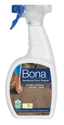 Bona Cleaning Products Wood Cleaner Spray + Mop Multi-Purpose Floor Cleaner Unscented