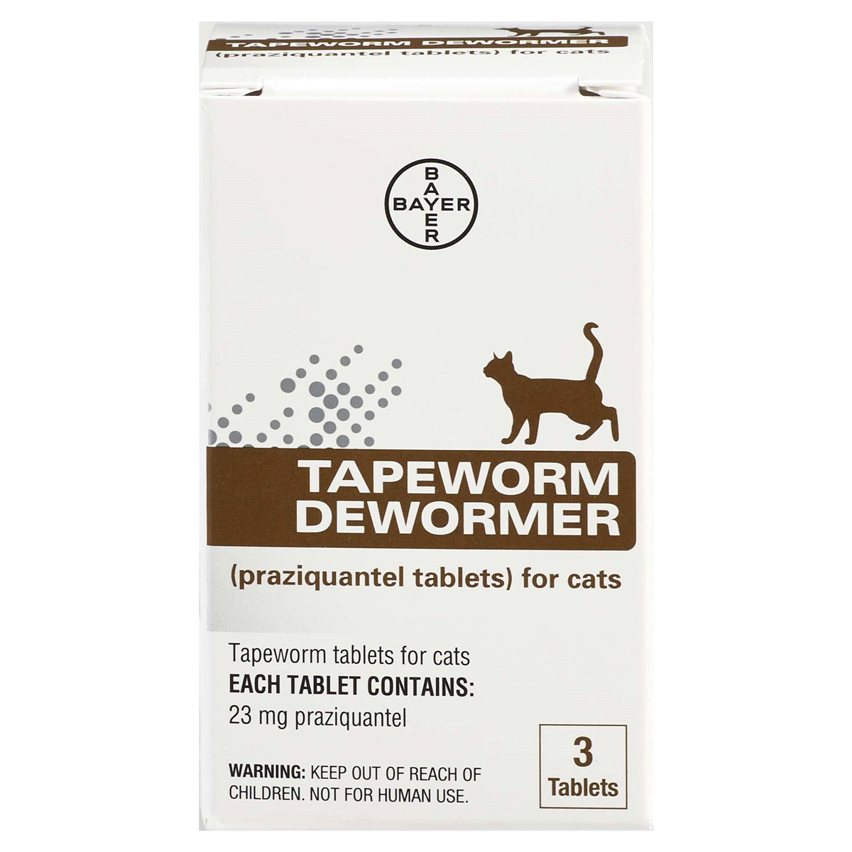 slide 1 of 1, Bayer Cat Tapeworm Dewormer, 3 ct