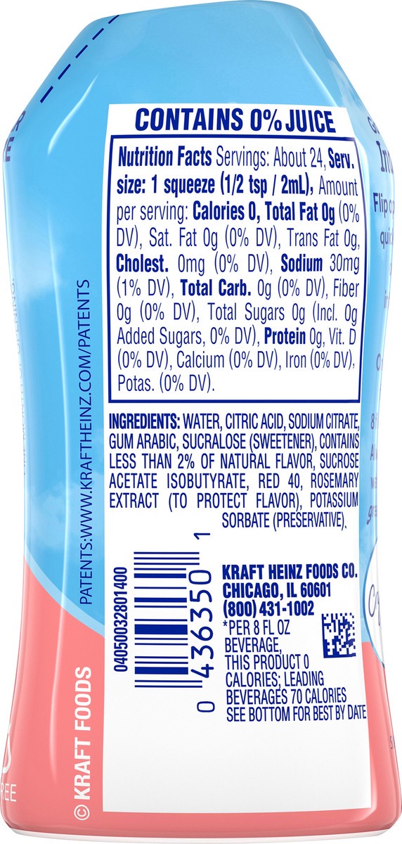 slide 5 of 9, Crystal Light Liquid Strawberry Lemonade Naturally Flavored Drink Mix, 1.62 fl oz Bottle, 1.62 fl oz