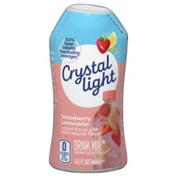 Crystal Light Liquid Strawberry Lemonade Naturally Flavored Drink Mix, 1.62 fl oz Bottle
