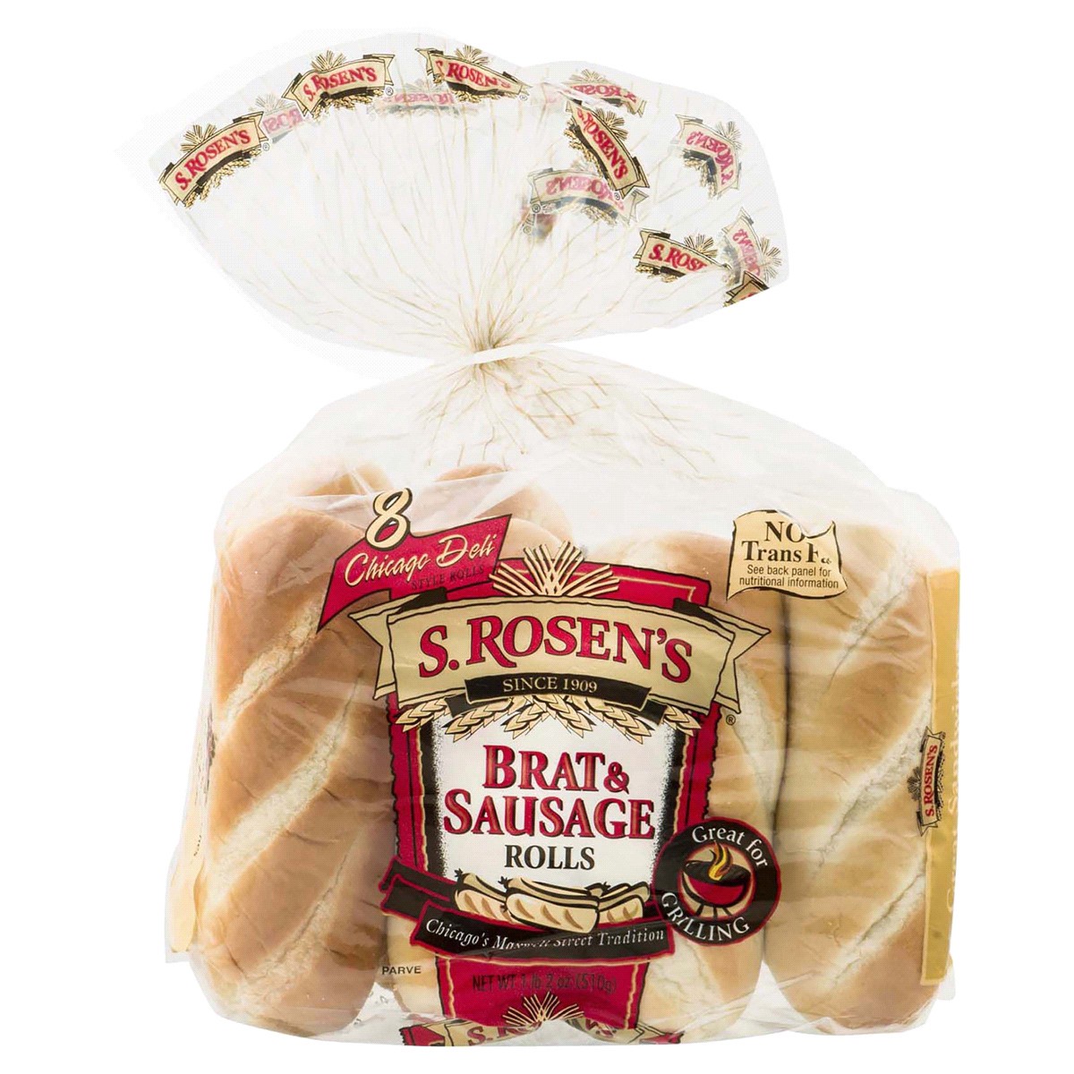 slide 1 of 1, S ROSENS S. Rosen's Brat & Sausage Rolls, 8 ct, 8 ct