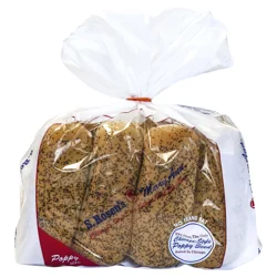 S Rosens Poppy Seed Hot Dog Buns 8 ea