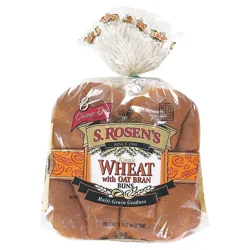 S ROSENS S.rosen's Klassic Wheat With Oat Bran Kaiser Buns, 8 Ct