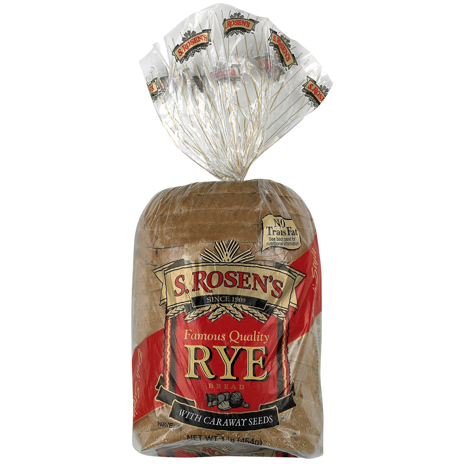 slide 1 of 1, S. Rosen's Bread, Sugar Free, Rye, Deli Style, 16 oz