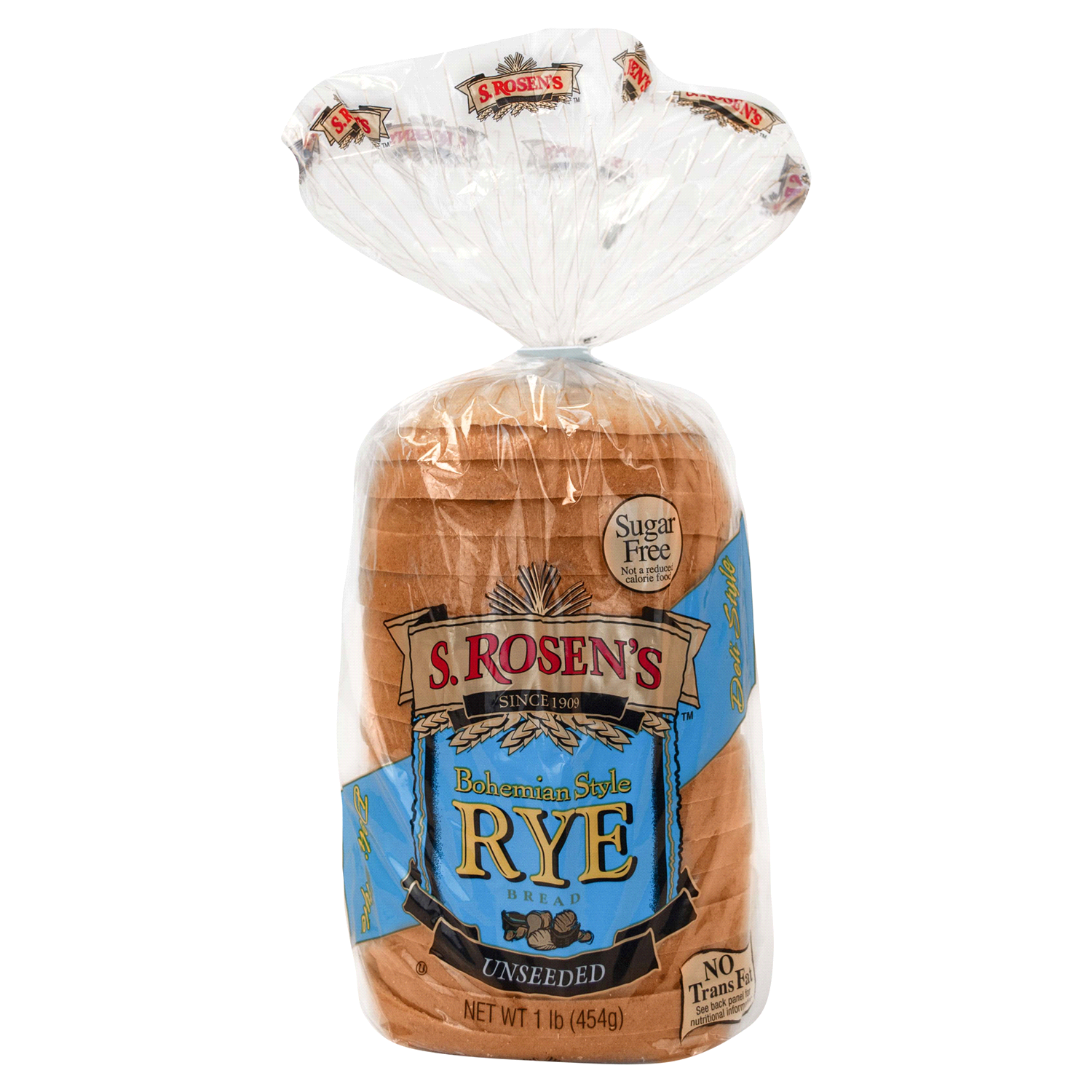 slide 1 of 1, S. Rosen's Bread, Bohemian Style, Rye, Unseeded, Deli Style, 16 oz