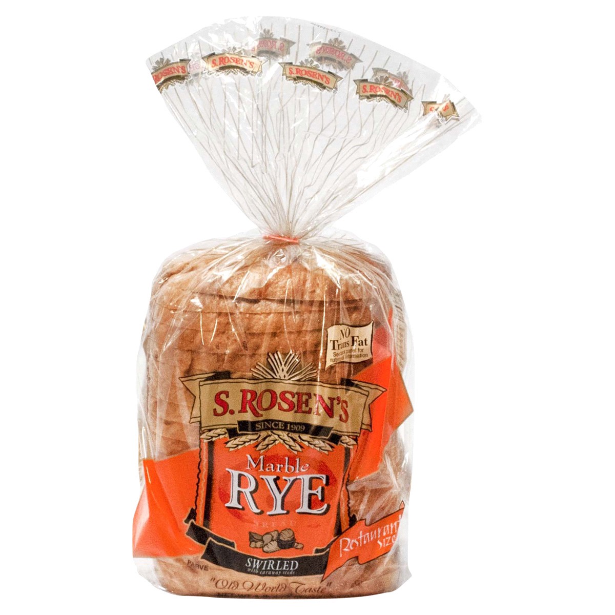slide 1 of 9, S ROSENS S. Rosen's Marble Rye with Caraway Seeds Swirled Bread, 24 oz