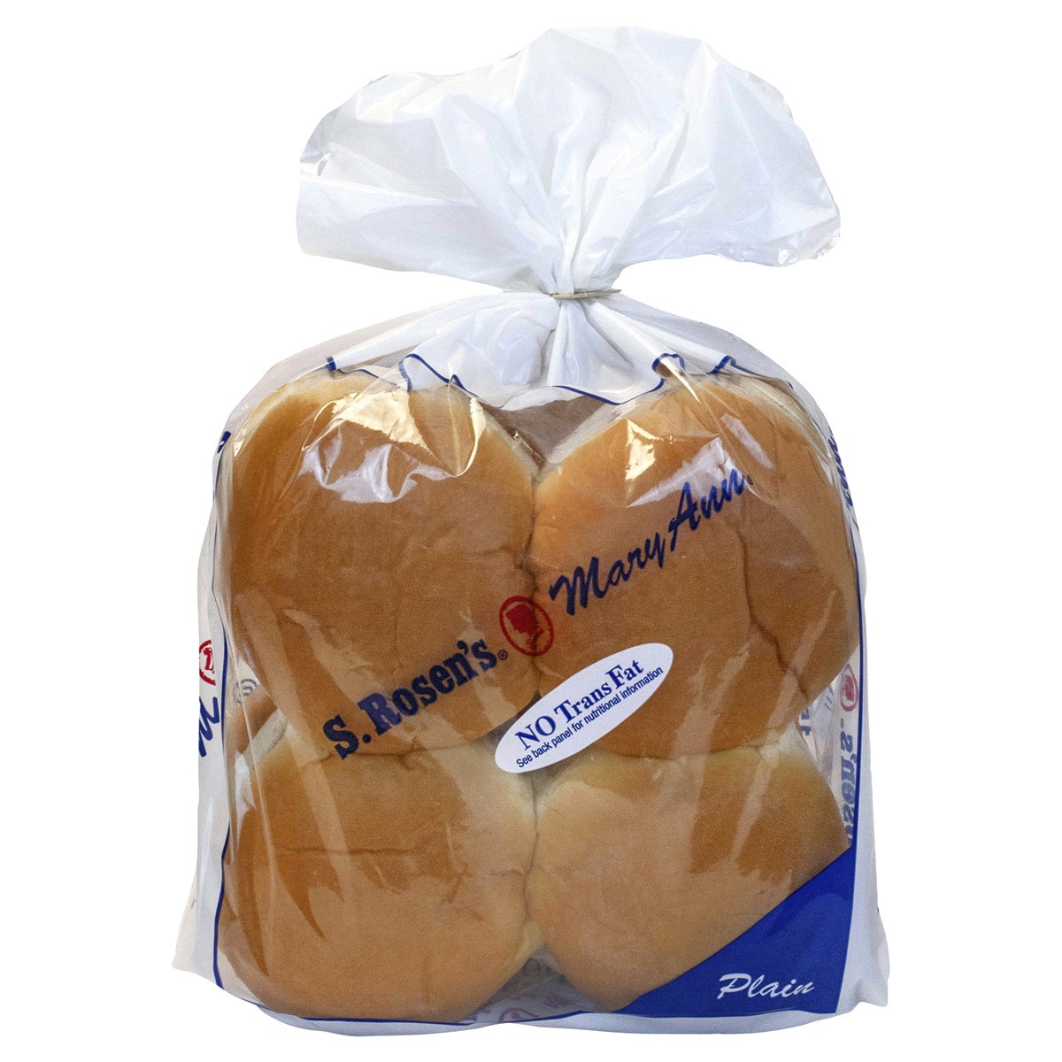 slide 1 of 1, S. Rosen's S.Rosen's Mary Ann Plain Hamburger Buns, 8 ct, 8 ct