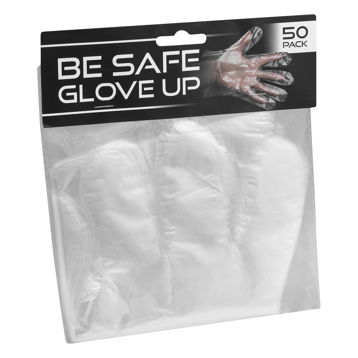 slide 2 of 9, Be Safe Glove Up Disposable Gloves 50 ea, 50 ct