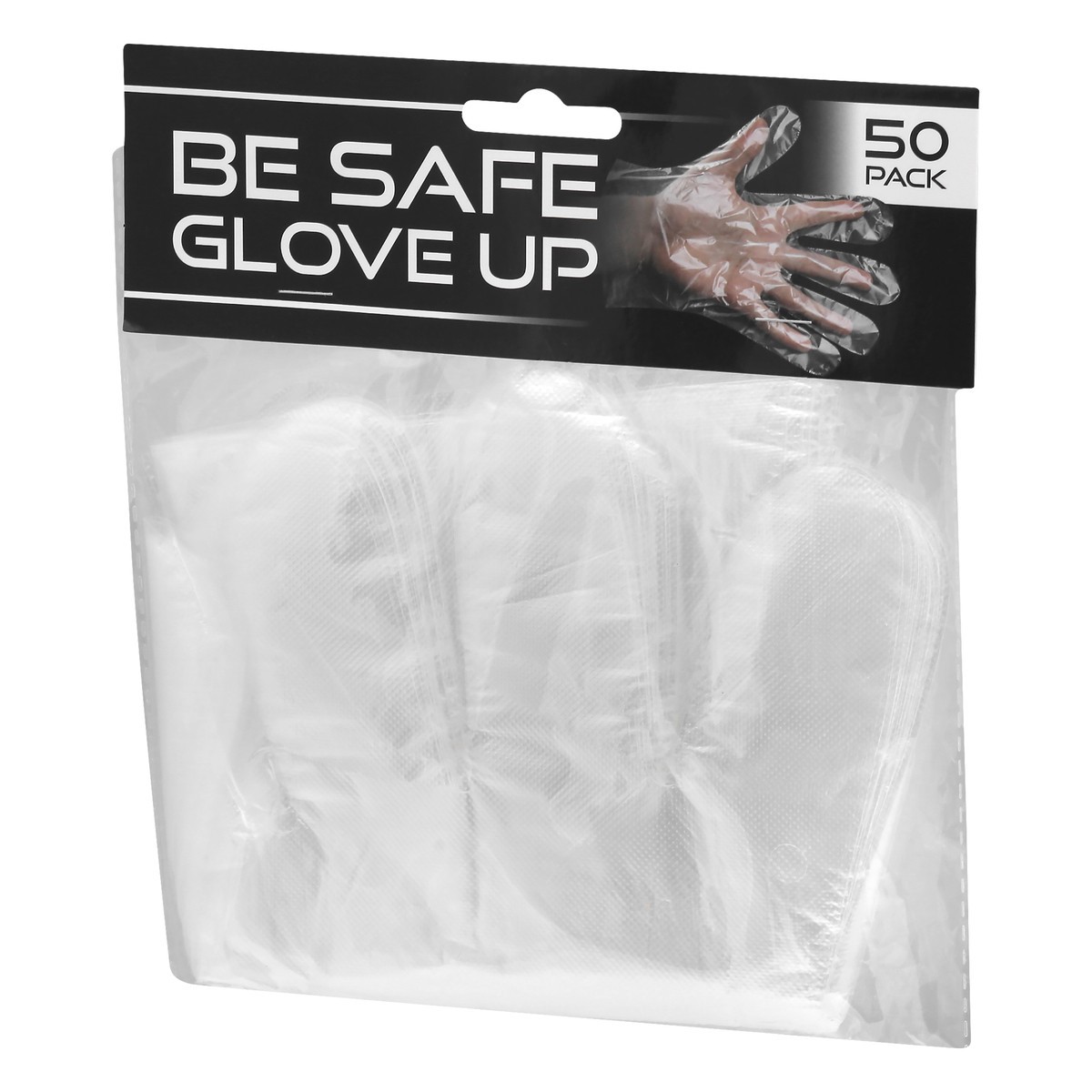 slide 4 of 9, Be Safe Glove Up Disposable Gloves 50 ea, 50 ct