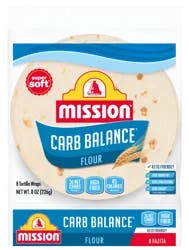 Mission Carb Balance Tortilla Wraps 8 Each
