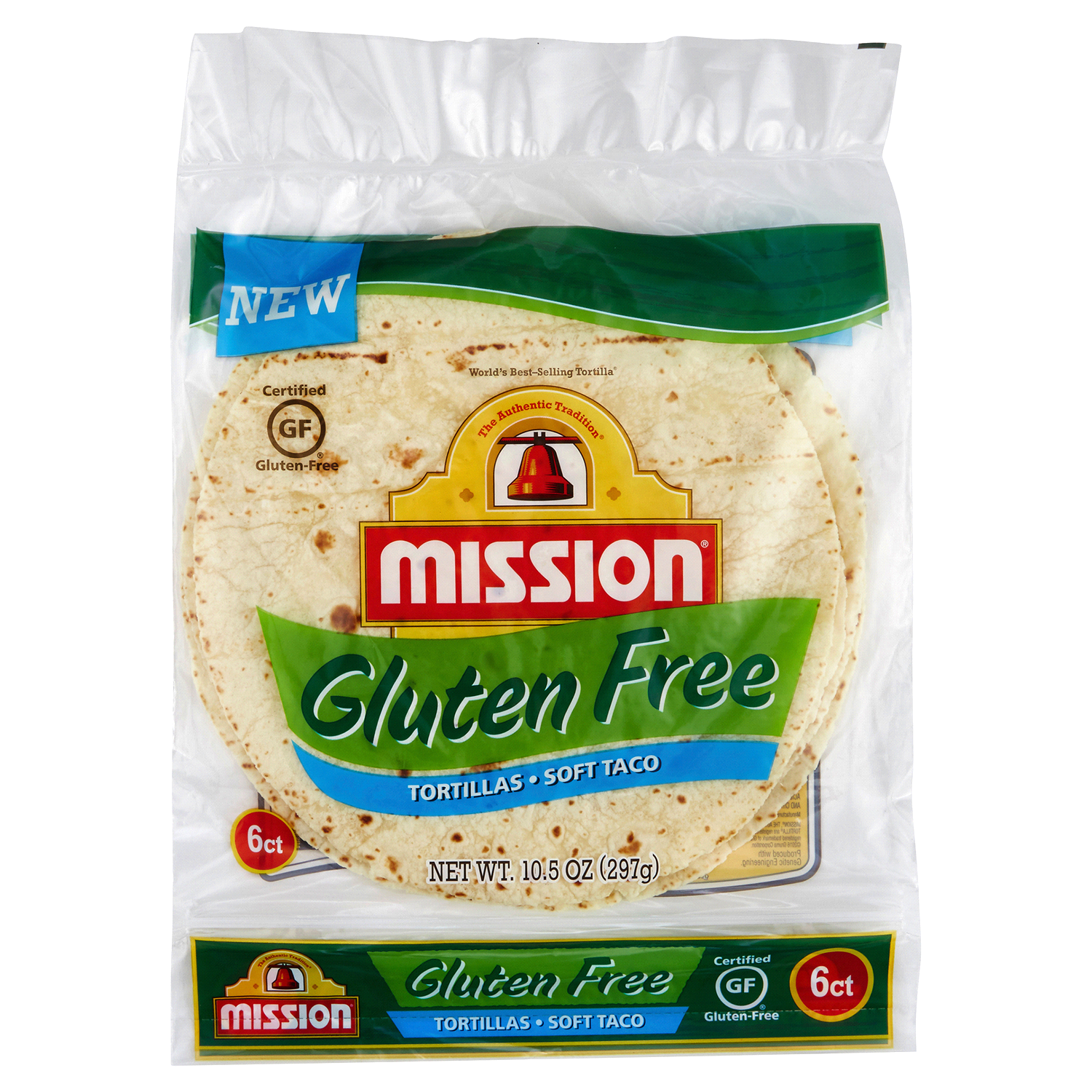 slide 1 of 2, Mission Tortilla Wraps 6 ea, 6 ct