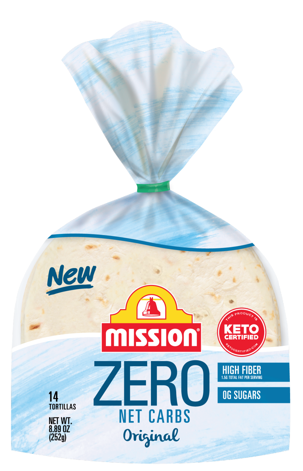 slide 1 of 3, Mission Zero Net Carbs Original Tortillas 14 ea, 14 ct