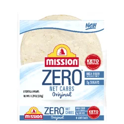 Mission Zero Net Carb Soft Taco Flour Tortillas