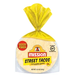 Mission Street Tacos Yellow Corn Tortillas 24 ea