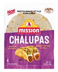Mission Flour Chalupas, 4 Count