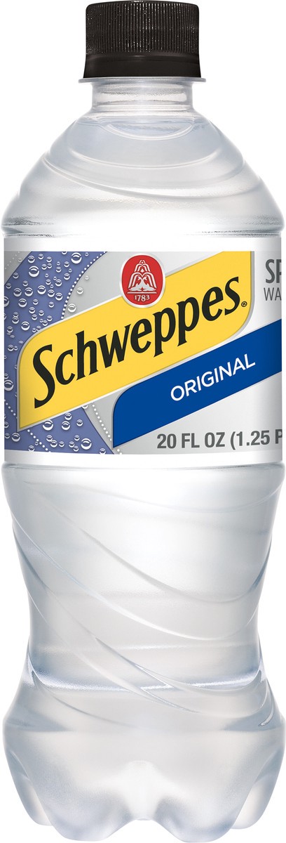 slide 9 of 9, Schweppes Original Sparkling Water Beverage, 20 fl oz bottle, 20 fl oz