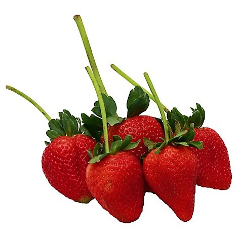 slide 1 of 1, Strawberries Long Stem, 1 ct