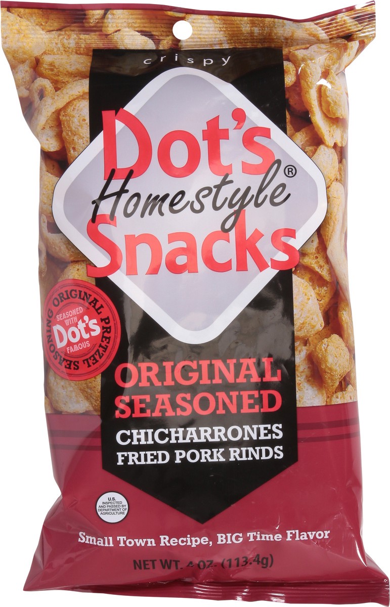 slide 7 of 9, Dot's Homestyle Snacks Dot's Homestyle Pretzels Dots Chicharrones 4 Oz, 4 oz