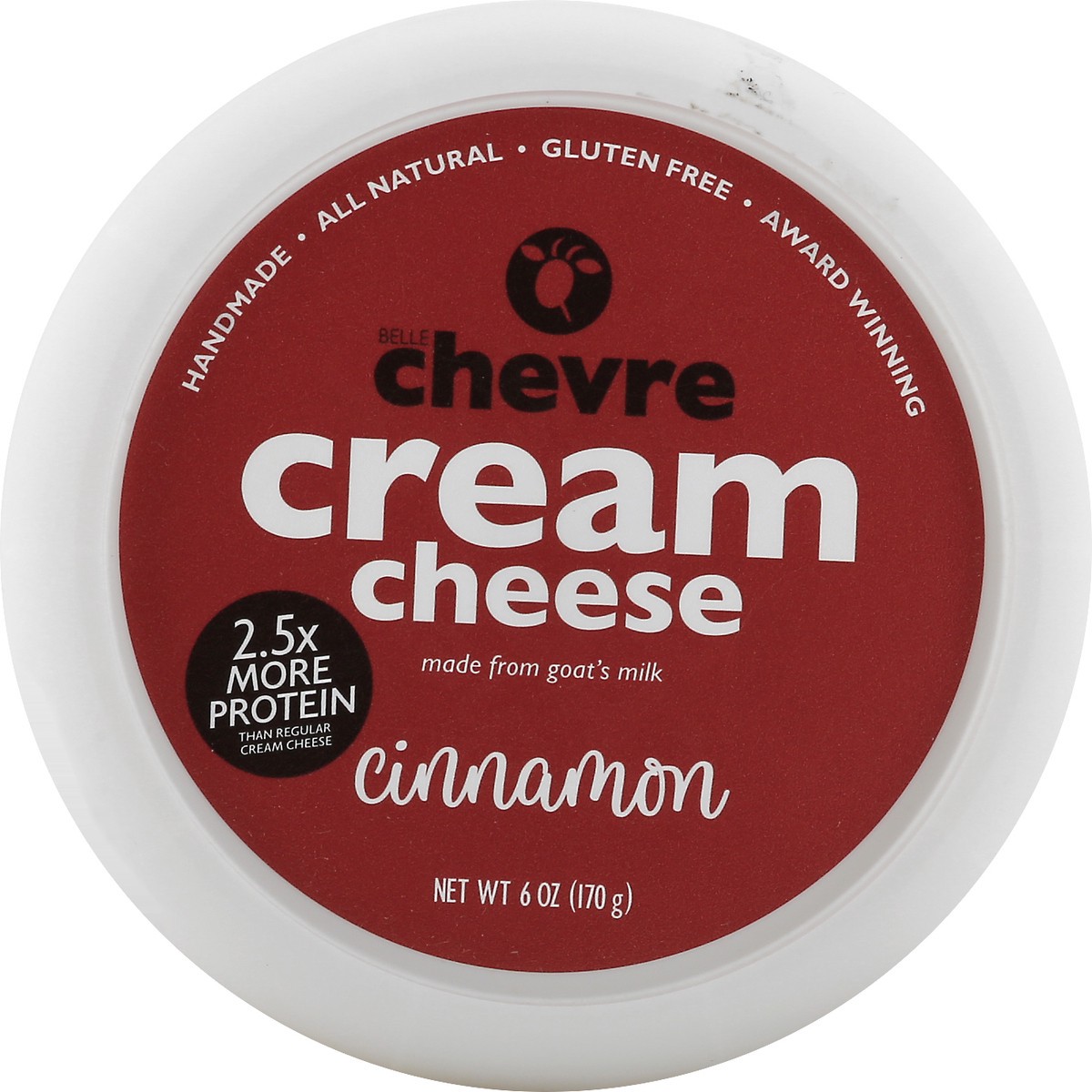 slide 9 of 9, Belle Chevre Cream Cheese, Cinnamon, 6 oz