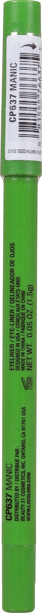 slide 9 of 10, L A Colors Neon Manic Gel Eyeliner 1 Count, 0.05 oz